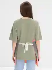 Красный фартук кухонный, влагостойкий, с полотенцем для рук
