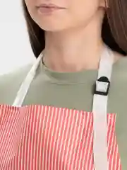 Красный фартук кухонный, влагостойкий, с полотенцем для рук