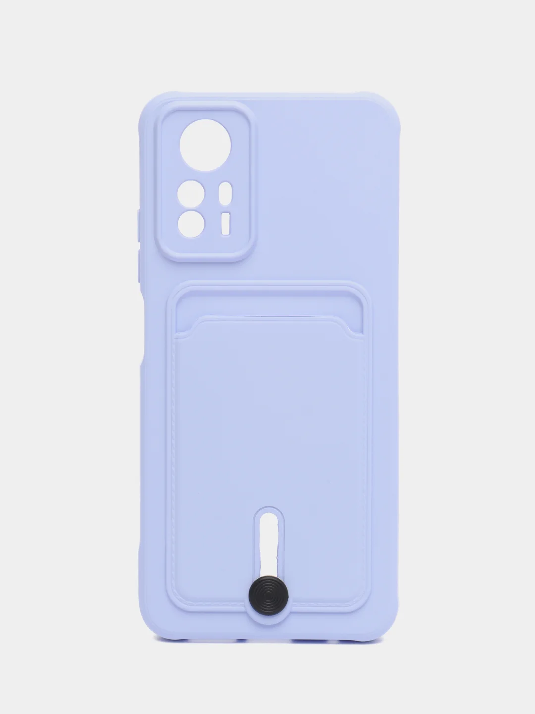 Лавандовый чехол для Xiaomi Redmi Note 12S (Сяоми Редми Ноут 12С), с карманом для карт