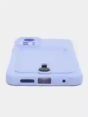 Лавандовый чехол для Xiaomi Redmi Note 12S (Сяоми Редми Ноут 12С), с карманом для карт
