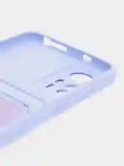 Лавандовый чехол для Xiaomi Redmi Note 12S (Сяоми Редми Ноут 12С), с карманом для карт