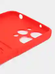 Красный чехол для Xiaomi Redmi 12 (Сяоми Редми 12), с карманом для карт