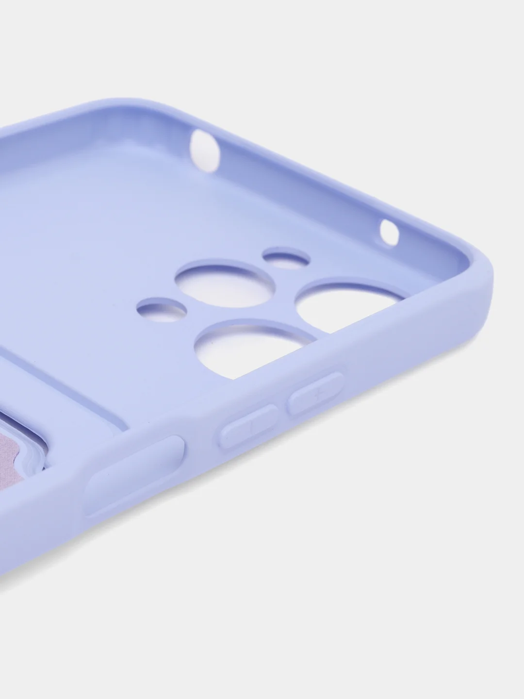 Лавандовый чехол для Xiaomi Redmi 12 (Сяоми Редми 12), с карманом для карт