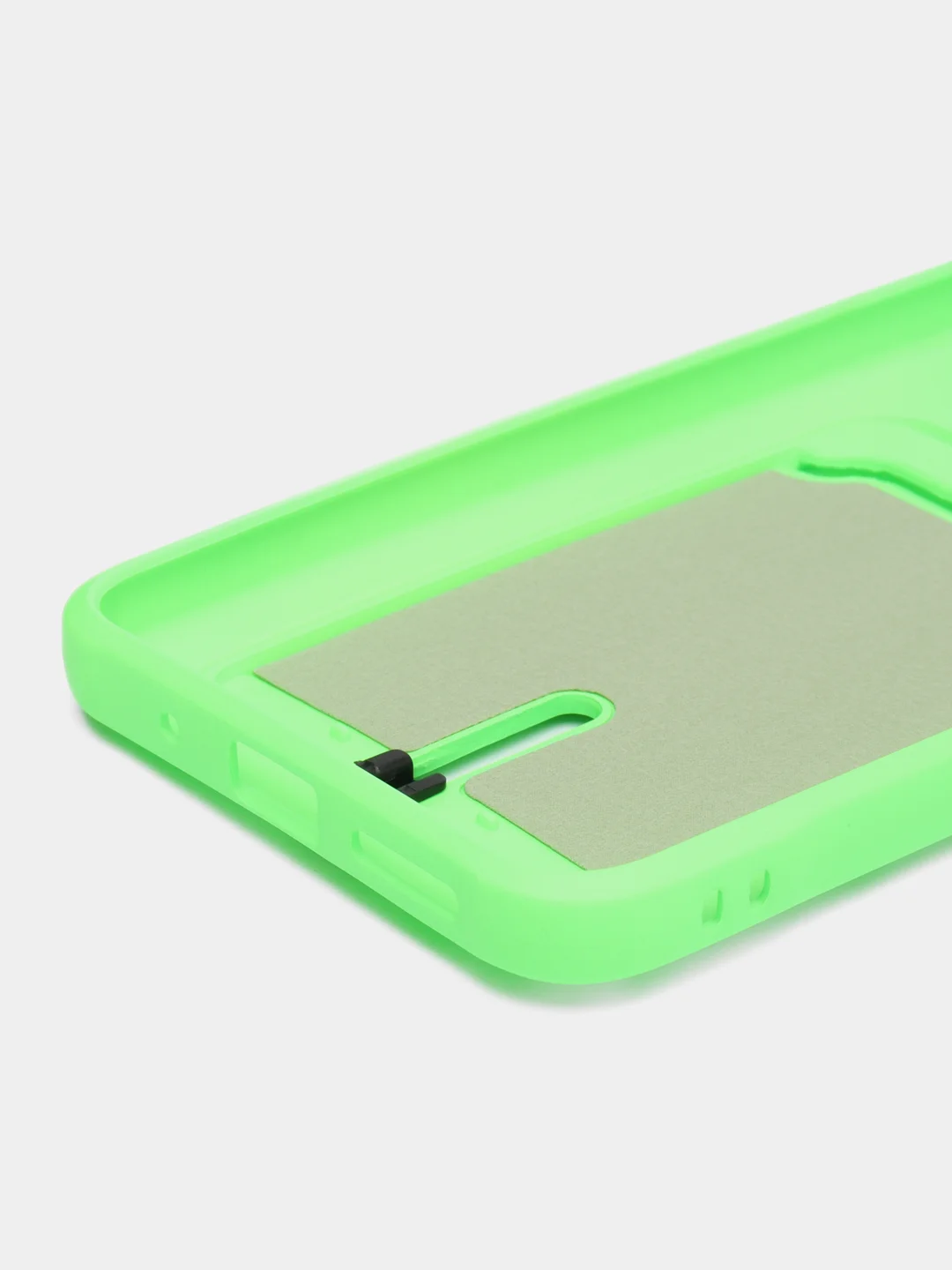 Лайм чехол для Xiaomi Redmi 12 (Сяоми Редми 12), с карманом для карт