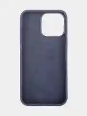 Темно-синий чехол на Apple iPhone 15, 14, Pro, Max, Plus силиконовый BROSCORP мягкая подкладка микрофибра