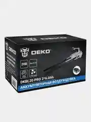 Воздуходувка садовая аккумуляторная бесщеточная DEKO DKBL20 PRO, 20В, 2х6.0Ач