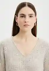 Бежевый меланж джемпер Женский Zarina