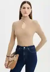 Бежевый джемпер Женский Zarina
