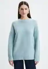 Синий меланж джемпер Женский Zarina