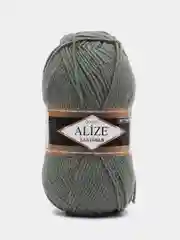 Лесной зеленый пряжа Alize Lanagold 51% Акрил 49% Шерсть 100г 240м (часть 1)