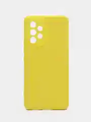 Желтый чехол для Samsung A13 4G, A50, A50S, A30S, A52, A53, A51, A32 с защитой камеры, самсунг