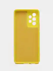 Желтый чехол для Samsung A13 4G, A50, A50S, A30S, A52, A53, A51, A32 с защитой камеры, самсунг