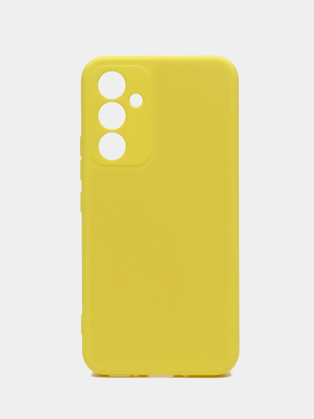 Желтый чехол для Samsung A24, A34, A54 с защитой камеры, Самсунг