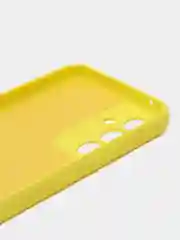 Желтый чехол для Samsung A24, A34, A54 с защитой камеры, Самсунг