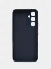 Синий меланж чехол для Samsung A24, A34, A54 с защитой камеры, Самсунг