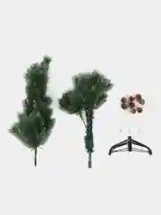 Елка новогодняя искусственная "Сосна" с инеем и шишками 60, 90, 120, 150, 180, 210, 240 см