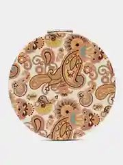 Желтый зеркало косметическое