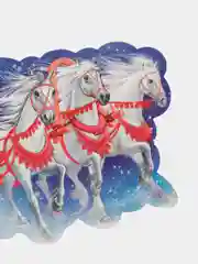 Новогоднее украшение для интерьера, на скотче. Размер: 130*190 мм