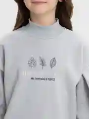 Серый комплект с брюками клеш, для девочки, утепленный, Турция