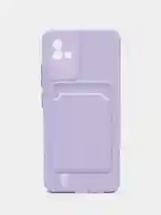 Силиконовый чехол для Realme C20/C11 2021, с карманом для карт, прозрачный