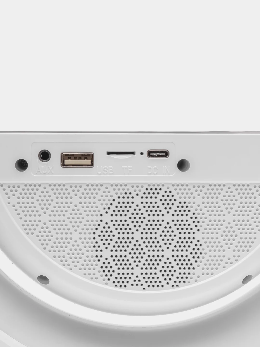 Колонка с беспроводной зарядкой, Bluetooth, ночник, часы-будильник