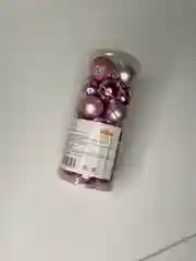 Розовый игрушки на елку, шары, украшение