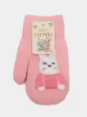 Конфетный варежки детские, с подкладом