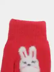 Коралловый варежки детские, с подкладом