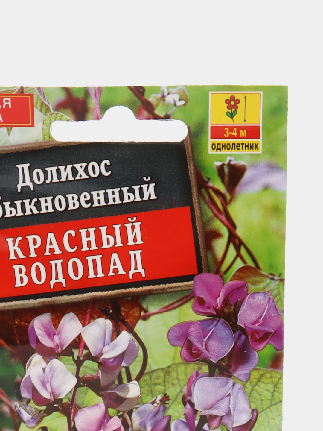 Долихос "Красный водопад", семена, цветы