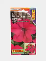 Петуния Городские гиганты F1 пурпурная мантия (семена, цветы)