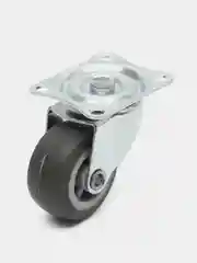 Колесо мебельное поворотное серое