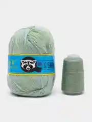 Мятный пряжа пух норки