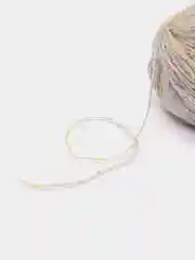Серебряный пряжа пух норки