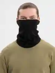 Черный бафф спортивный, снуд для спорта, снуд флисовый для бега