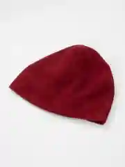 Бордовый флисовая шапка