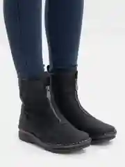 Черный полусапожки зимние женские Rieker