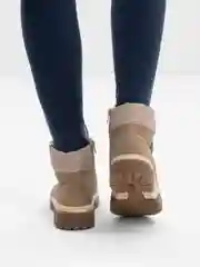 Бежевый ботинки зимние женские Rieker