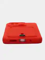 Красный чехол для Xiaomi Redmi 10C, Poco C40 / Сяоми Редми 10С, Поко С40, с карманом для карт