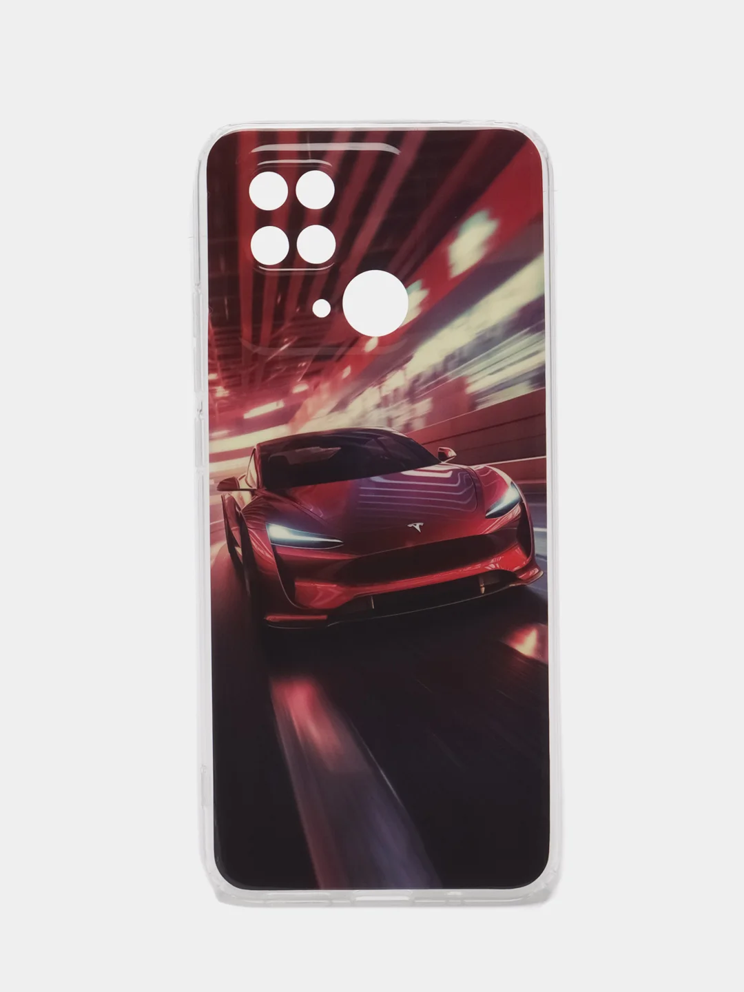 Вишнёвый чехол для Xiaomi Redmi 10C, Poco C40 / Сяоми Редми 10С, Поко С40, силиконовый, с рисунком