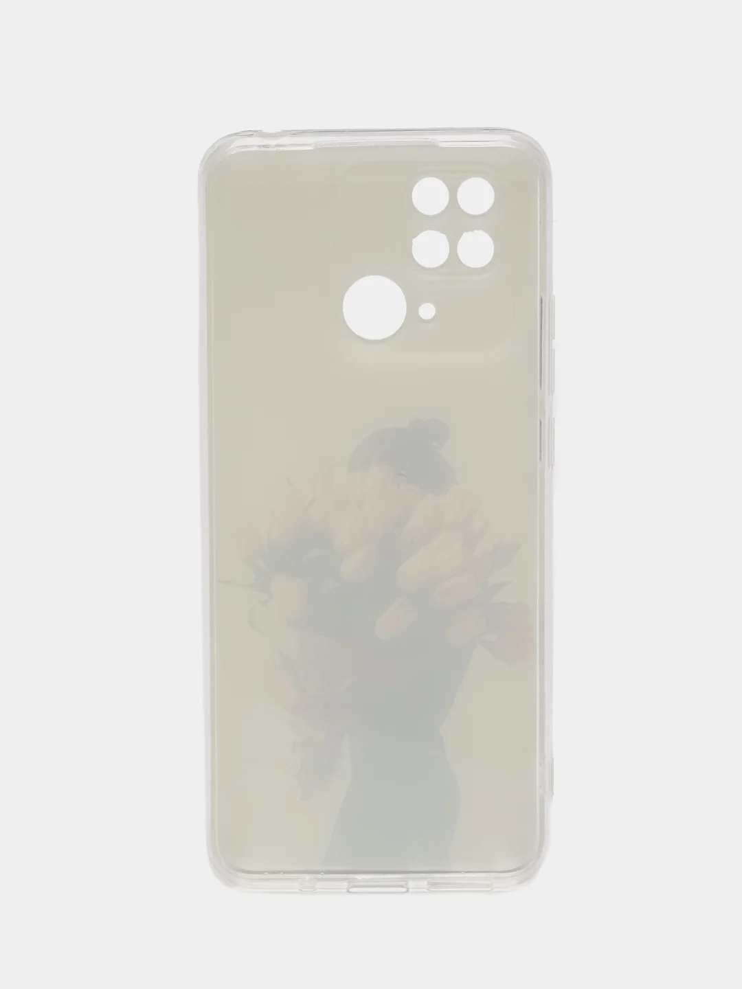 Горчичный чехол для Xiaomi Redmi 10C, Poco C40 / Сяоми Редми 10С, Поко С40, силиконовый, с рисунком