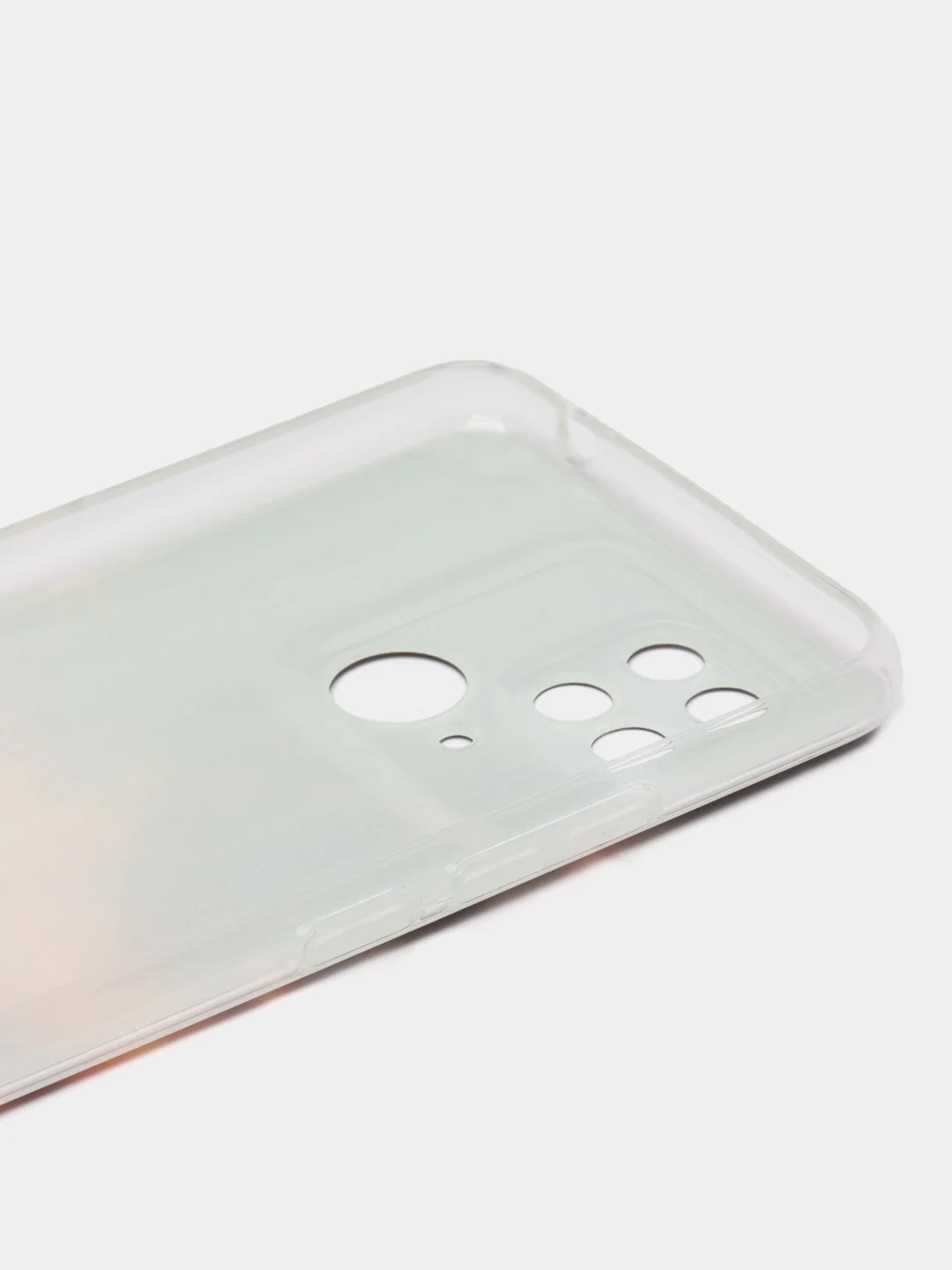 Светло-оранжевый чехол для Xiaomi Redmi 10C, Poco C40 / Сяоми Редми 10С, Поко С40, силиконовый, с рисунком
