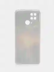 Светло-оранжевый чехол для Xiaomi Redmi 10C, Poco C40 / Сяоми Редми 10С, Поко С40, силиконовый, с рисунком