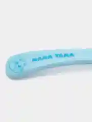 Ложки "Мама Тама", с мягким кончиком, 2 шт, 4 мес, голубой