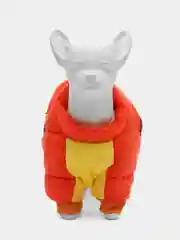 Оранжевый комбинезон для собак зимний, утепленный