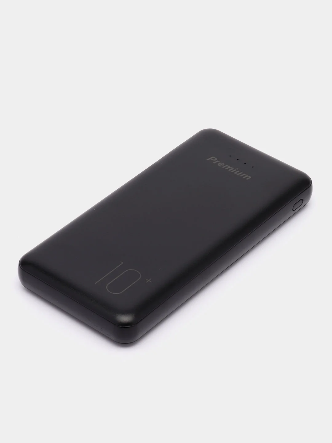 Черный повербанк Premium, 10000 mah