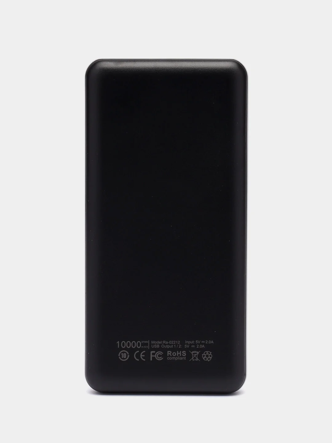 Черный повербанк Premium, 10000 mah