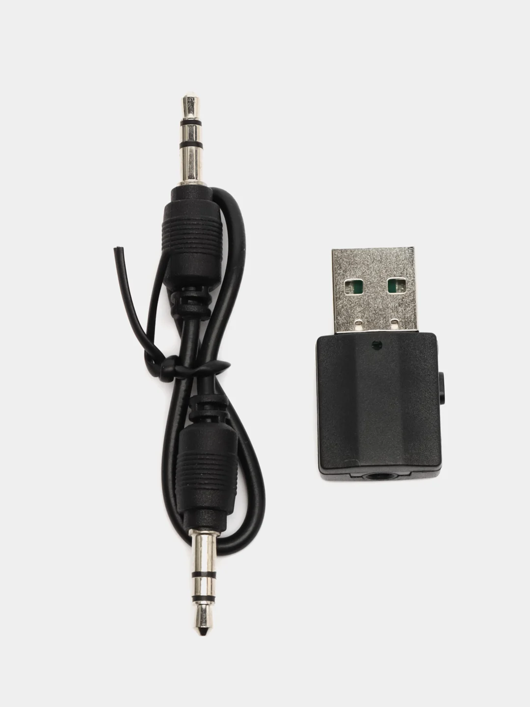 Черный аудио-адаптер, трансмиттер, Bluetooth 5.0, AUX, USB