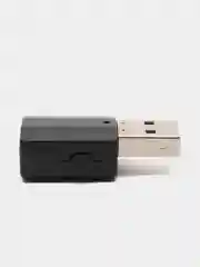 Черный аудио-адаптер, трансмиттер, Bluetooth 5.0, AUX, USB