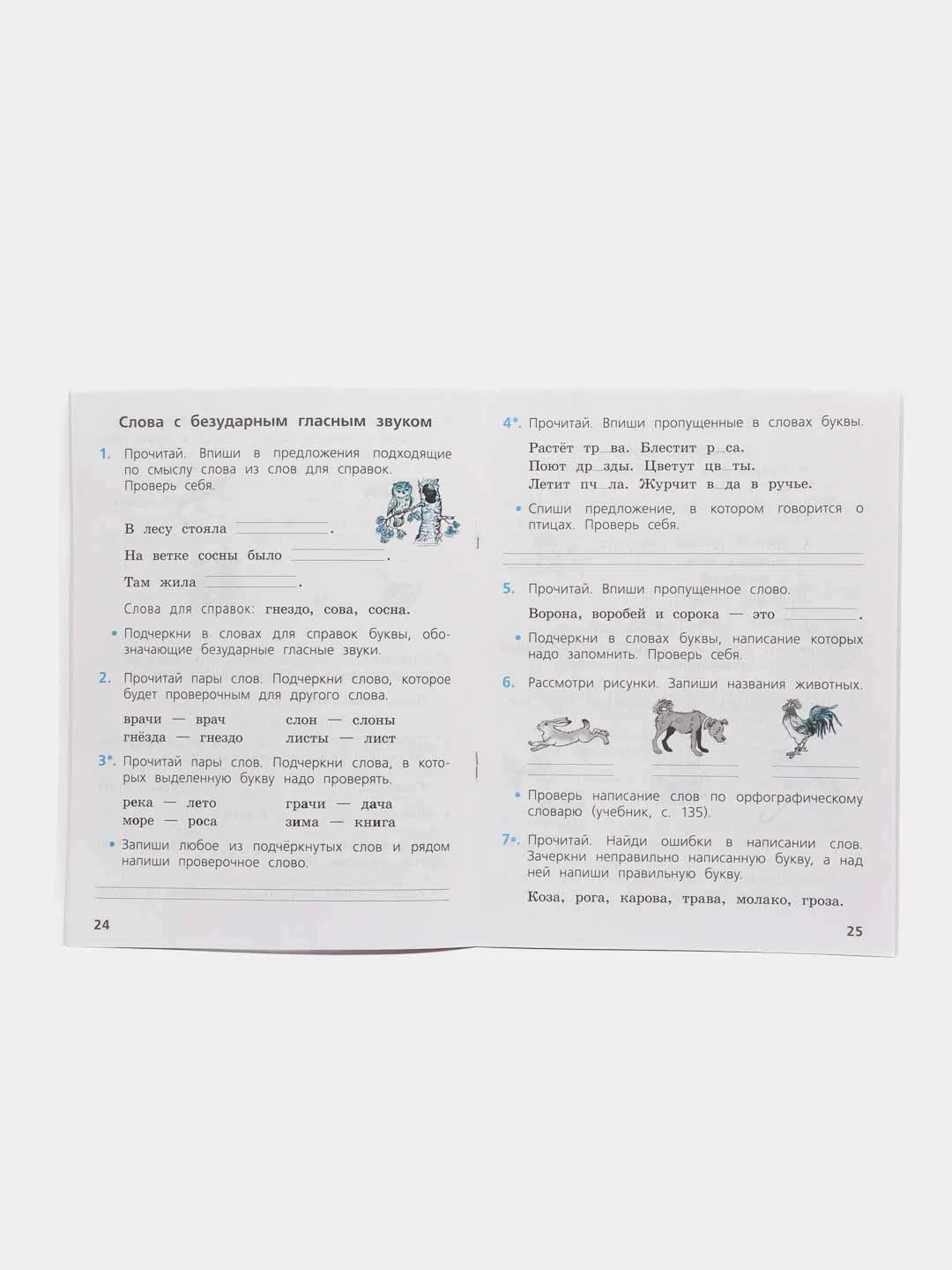 Русский язык проверочные работы, 1 класс, В. П. Канакина, школа России