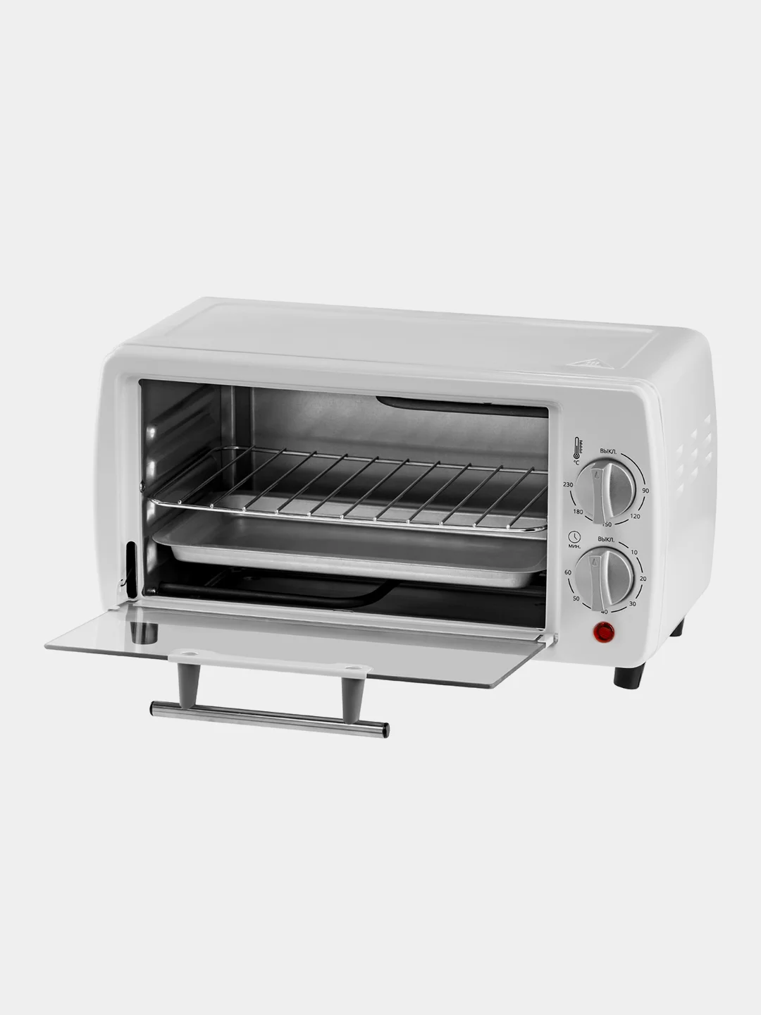 Мини-печь GALAXY LINE GL2625, белая, 1000 Вт